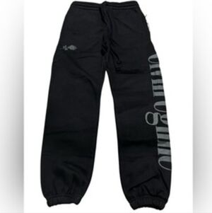 NWT Civil Regime Rose From Concrete Black Jogger Sweatpants